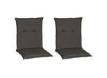 Niedriglehner Auflagen Trier 2er-Set ca.98x45x8cm Dunkelgr.