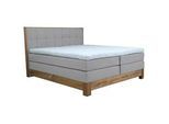Boxspringbett Cloud Hellgrau ca. 160x200cm