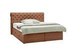 Boxspringbett Belano Rostfarben ca. 200x200cm