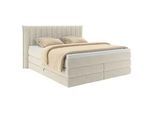 Boxspringbett Lina Beige ca. 160x200cm