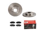 BREMBO Bremsensatz, Scheibenbremse Bremsensatz-Vorderachse ijdtidelt7 Vorderachse innenbelüftet 242mm 19mm für HONDA ACURA NISSAN