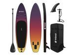 Inflatable SUP-Board YEAZ "SUP Board und Kit SUNSET BEACH - EXOTRACE PRO - SET", lila, Wassersportboards