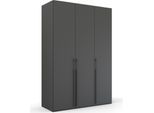 Drehtürenschrank RAUCH "Kleiderschrank Schrank Garderobe Wäscheschrank SKAT PURE", grau (graphit), B:151cm H:235cm T:63cm, Holzwerkstoff, Schränke, Drehtürenschrank, elegante Griffstangen und praktischer Innenausstattung MADE IN GERMANY