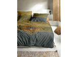Bettwäsche IRISETTE "Playa 8536", grün, B/L: 155cm x 220cm, 1 Stk., 1 Stk., Mako-Satin, B/L: 80cm x 80cm, 2 Stk., Mako-Satin, Obermaterial: 100% Baumwolle, Bettwäsche, Bettwäsche, anschmiegsam und atmungsaktiv, Ganzjahresqualität