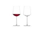 Rotweinglas ZWIESEL GLAS "Bordeaux Rotweingläser Journey 633 ml 2er Set transparent", bunt (transparent), 2 tlg., Glas, Trinkgefäße, Rotweinglas