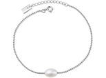 Armband AILORIA "Armband Silber/weiße Perle MISAKI", weiß, Armbänder, Damen, Armband