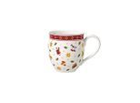 Becher VILLEROY & BOCH "Becher mit Streumotiv Toy's Delight 390 ml bunt", bunt, 1 tlg., Porzellan, Trinkgefäße, Becher