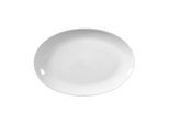 Servierplatte SELTMANN WEIDEN "Servierplatte Rondo/Liane 31,3 x 21,1 cm weiß", weiß, Porzellan, Servierplatten, Servierplatte