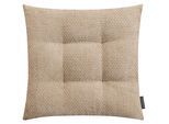 Stuhlkissen MAGMA HEIMTEX "ARLO Stuhlkissen Form 55", taupe, gesteppt unifarben, B:35cm H:5cm L:35cm, Chenille, Faserbällchen (Polyester), Polyester, Dekokissen_Sitzkissen_Kissenhüllen, Stuhlkissen, Komfort trifft Stil: Hochwertiges Stuhlkissen mit robuster Webstruktur