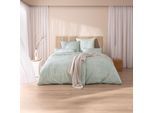 Bettwäsche ESTELLA "Judith", 110, elfenbein, B/L: 155cm x 220cm, 1 Stk., 2 Stk., Mako-Satin, B/L: 80cm x 80cm & 40cm x 80cm, 3 tlg., Mako-Satin, Obermaterial: 100% Baumwolle, Bettwäsche, Bettwäsche, Feinster Mako-Satin aus 100% Baumwolle