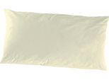 Kissenbezug PRIMERA "Primera Mako-Feinjersey Kissenbezug im Doppelpack", beige (ecru), B:80cm L:40cm, Feinjersey, Obermaterial: 100% Baumwolle, Kissenbezüge, Kissenbezug, In vielen Uni-Tönen