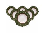 Suppenteller VILLEROY & BOCH "Suppenteller Toy's Delight ø 26 cm 6er Set grün", grün, L:26cm, Speiseteller