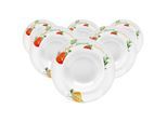 Pastateller VAN WELL "Pastateller Milano ø 27 cm 6er Set bunt", bunt, L:27cm, Speiseteller