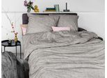 Bettwäsche IRISETTE "Mink 8835", silber (silberfarben), B/L: 155cm x 200cm, 1 Stk., 1 Stk., Biber, B/L: 80cm x 80cm, 2 Stk., Biber, Obermaterial: 100% Baumwolle, Bettwäsche, Bettwäsche, einzigartige kuschelig weiche Winterbettwäsche