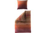 Bettwäsche BIERBAUM "4062", orange, B/L: 155cm x 220cm, 1 Stk., 1 Stk., Mako-Satin, B/L: 80cm x 80cm, 2 Stk., Mako-Satin, Obermaterial: 100% Baumwolle, Bettwäsche, Bettwäsche, Mako-Satin, 100 % Baumwolle, pflegeleicht