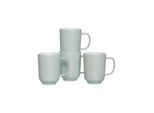 Becher RITZENHOFF & BREKER "Kaffeebecher Jasper 285 ml 4er Set", grün (mint), 4 tlg., Keramik, Trinkgefäße, Becher