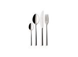 Besteck-Set VILLEROY & BOCH "Tafelbesteck Piemont 4er Set silber", silber, Essbesteck-Sets