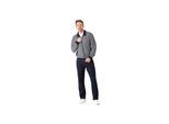 Sweater HAJO "Trainingsanzug Klima Komfort Homewear", Herren, Gr. XXL, bunt (blau), Obermaterial: 62% Baumwolle CO. 38% Polyester PES., Sweatshirts Sweater