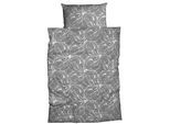 Bettwäsche CASATEX "Luana", silber, B/L: 155cm x 220cm, 1 Stk., 1 Stk., Satin, B/L: 80cm x 80cm, 2 Stk., Satin, Obermaterial: 100% Baumwolle, Bettwäsche, Bettwäsche, Paisley Design, modern und schöne Farben
