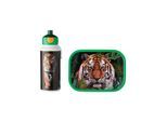 Lunchbox MEPAL "Lunchset Campus 400 ml + 700 ml 2er Set", bunt (wild tiger), Lebensmittelaufbewahrungsbehälter, Lunchbox