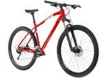 Mountainbike KROSS "KROSS MTB Hardtail Level 3.0 29" rot 18 Gänge" Gr. 56, rot (rot, schwarz), Fahrräder, Herren, 56cm, 29 Zoll (73,66cm) hinten: 29 Zoll (73,66cm)