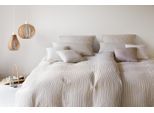Bettwäsche ELEGANTE "Cozy", beige (cozy), B/L: 135cm x 200cm, 1 Stk., 1 Stk., Halbleinen, B/L: 80cm x 80cm, 2 Stk., Halbleinen, Obermaterial: 50% Baumwolle, 50% Leinen, Bettwäsche, Bettwäsche, angenehmes Hautgefühl