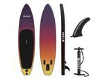 Inflatable SUP-Board YEAZ "SUP Board SUNSET BEACH - EXOTRACE PRO -", lila, Wassersportboards