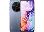 ZTE Smartphone "Blade V70 Max", Energieeffizienz: B (A-G), grau (galactic gray), 128 GB, Mobiltelefone