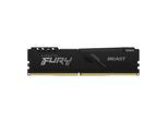 KINGSTON Arbeitsspeicher "16GB 3600MT/s DDR4 CL18 DIMM FURY Beast Black", schwarz (ohne farbbezeichnung), B:5,7cm H:1,3cm T:17cm, Arbeitsspeicher