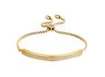 Armband AILORIA "Armband ADRIANA", gold, Armbänder, Damen, Edelstahl, Armband