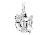 Kettenanhänger OSTSEE-SCHMUCK "- Tierkreiszeichen Jungfrau - Silber 925/000 -" Gr. 25, silber (silber 925, silberfarben, weiß), Schmuckanhänger, Damen, Silber 925 (Sterlingsilber), Kettenanhänger