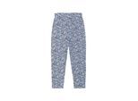Relaxhose MINYMO "Relaxhose MIPants AOP", Mädchen, Gr. 116, N-Gr, blau (true blau), Obermaterial: 48% Modal CMD. 48% Baumwolle CO. 4% Elasthan EL., Hosen Relaxhose