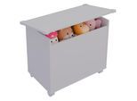 Sitztruhe VCM "Holz Sitztruhe Sitzbank Truhe Kiste Bosula M", weiß, Obermaterial: 100% Holz Wood., Sitzbänke
