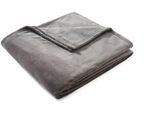 Wohndecke OTTO HOME "Tianna", grau, B:150cm L:200cm, Polyester, Wohndecken, Wohndecke, weiche Kuscheldecke,150x200cm, leicht & kompakt, pflegeleicht, premium