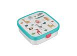 Lunchbox MEPAL "Brotdose XL Campus (2025) 1,3 l", bunt (animal friends), Lebensmittelaufbewahrungsbehälter, Lunchbox