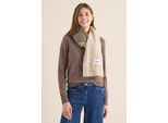 Halstuch CECIL, Damen, Gr. onesize, urban taupe, Stoff, 100% Polyester, gemustert, Modetücher, mit grafischem Muster