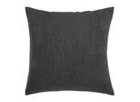 Dekokissen PAD "CASUAL", dunkelgrau, unifarben, B:40cm L:40cm, Polyacryl, Polyester, Dekokissen_Sitzkissen_Kissenhüllen, Made in Europe