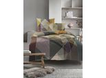 Bettwäsche IRISETTE "Wave 8639", multi, B/L: 140cm x 200cm, 1 Stk., 1 Stk., Mako-Satin, B/L: 90cm x 70cm, 2 Stk., Mako-Satin, Obermaterial: 100% Baumwolle, Bettwäsche, Bettwäsche, anschmiegsam und atmungsaktiv, Ganzjahresqualität