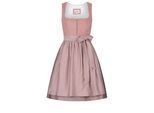 Dirndl NÜBLER "Dirndl mini Kim", Damen, Gr. 40, EURO, orange, Obermaterial: 100% Polyester PES., Kleider