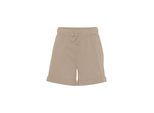 Chinoshorts OXMO "Chinoshorts OXChanel", Damen, Gr. 36, N-Gr, braun (cement), Obermaterial: 98% Baumwolle CO. 2% Elasthan EL., Hosen Chinoshorts