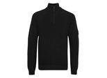 Troyer INDICODE "Troyer IDRevillan", Herren, Gr. M, schwarz, Obermaterial: 46% Baumwolle CO recyc.. 34% Baumwolle CO. 20% Polyester PES., Pullover Troyer