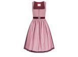 Dirndl NÜBLER "Midi Dirndl Lohe", Damen, Gr. 44, EURO, lila (beere), Obermaterial: 100% Polyester PES., Kleider