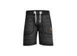Sweatshorts SOLID "Sweatshorts SDAris", Herren, Gr. L, N-Gr, schwarz, Obermaterial: 93% Baumwolle CO. 7% Polyester PES., Hosen Sweatshorts