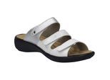 Sandale JOSEF SEIBEL "Ibiza 10, weiss-multi", Damen, Gr. 36, weiß (weiß, multi), Obermaterial: 100% Rindsleder Leather cow., Schuhe Sandale
