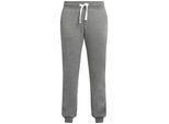 Sweathose OXMO "Sweathose OXOlivia", Damen, Gr. XL, N-Gr, grau (grau mel), Obermaterial: 80% Polyester PES. 20% Baumwolle CO., Hosen Sweathose