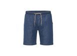 Shorts INDICODE "Shorts IDAberavon", Herren, Gr. XXL, N-Gr, blau (schwarz indigo), Obermaterial: 100% Baumwolle CO., Hosen Shorts