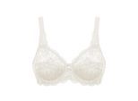 Bügel-BH SUSA "BH mit Bügel Latina", Damen, Gr. 110, Cup F, beige (ivory), Spitze, Obermaterial: 77% Polyamid PA. 15% Baumwolle CO. 8% Elasthan EL., BHs Bügel-BH