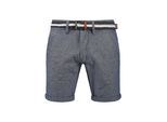 Chinoshorts INDICODE "Chinoshorts IDMews", Herren, Gr. S, N-Gr, blau (mid indigo), Obermaterial: 100% Baumwolle CO., Hosen Chinoshorts