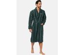 Hausanzug BABISTA "Bademantel ARMANDI", Herren, Gr. M, grün (dunkelgrün), Obermaterial: 100% Baumwolle CO., Homewear-Sets Hausanzug