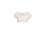 Dirndlbluse NÜBLER "Dirndlbluse kurzarm Sofia", Damen, Gr. 36, beige (natur), Obermaterial: 100% Baumwolle CO., Blusen Dirndlbluse